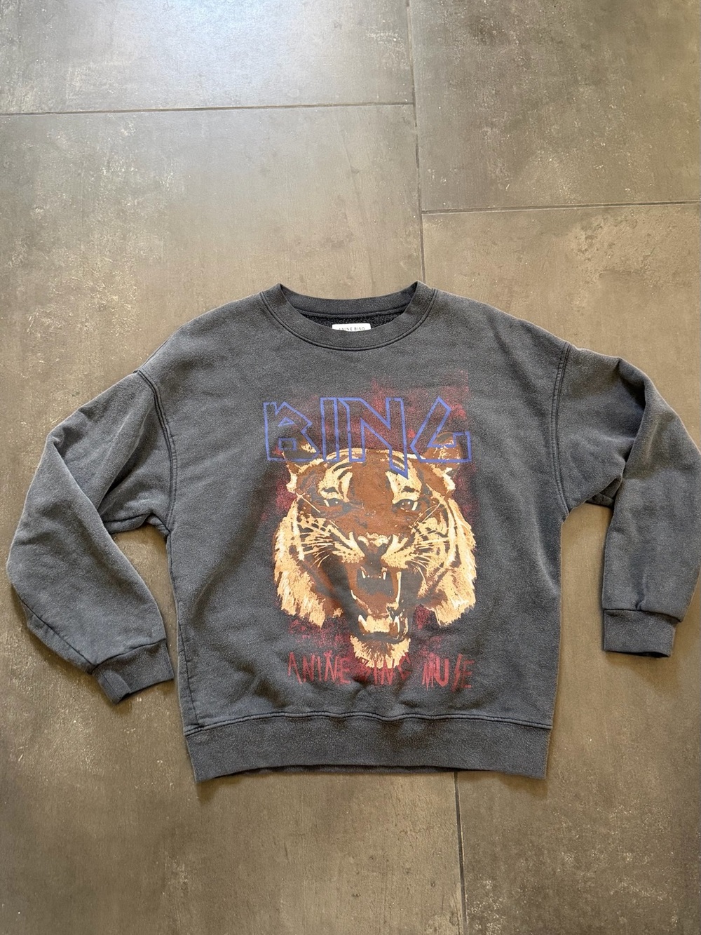 ANINE BING Tiger Sweatshirt